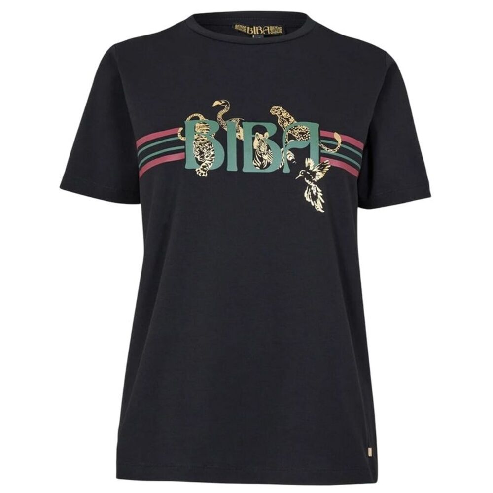 Biba Womens/Ladies Animals T-Shirt / Black